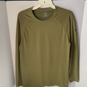 Fabletics Men's Size Large Performance Long-Sleeve Crew Neck Shirt